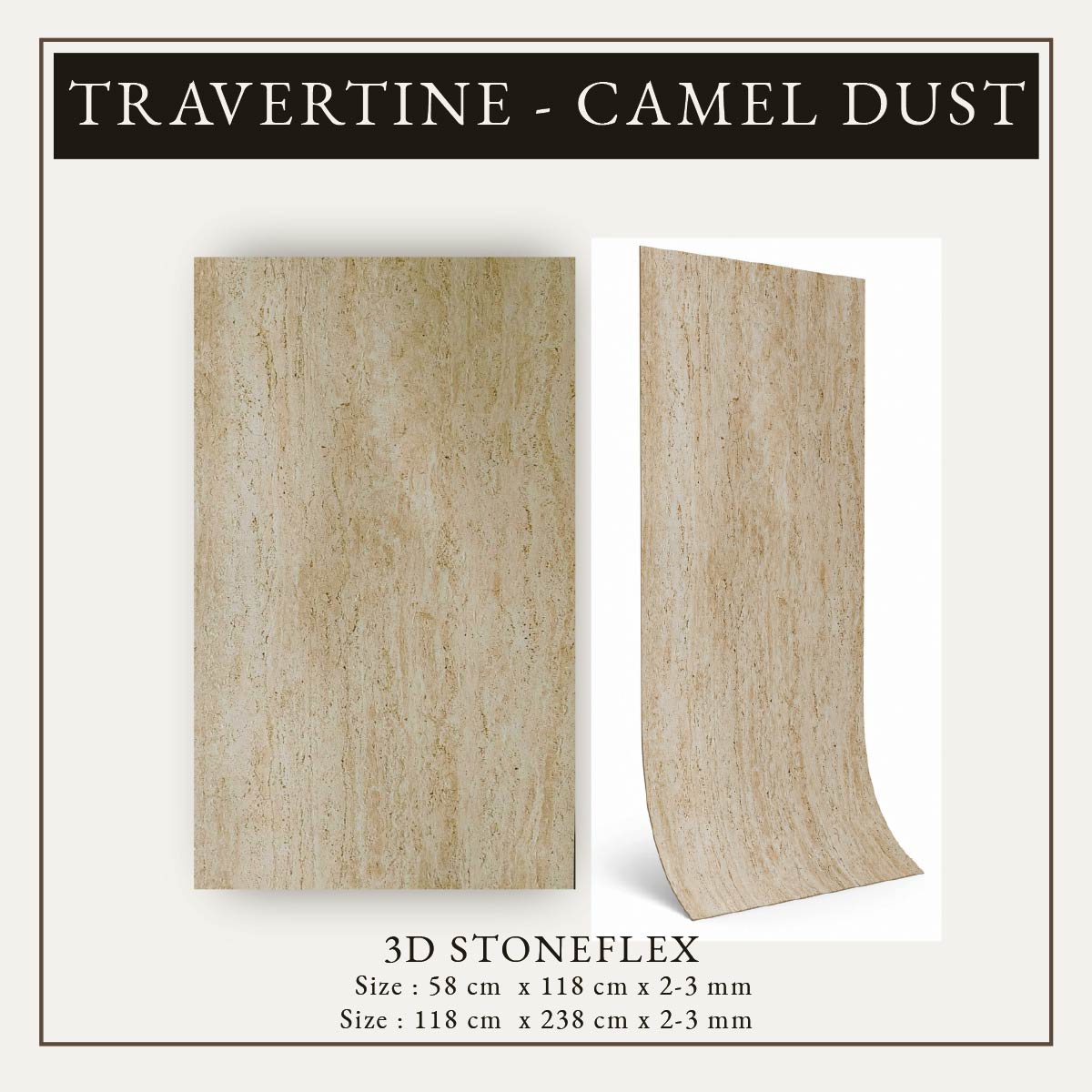 TRAVERTINE CAMEL DIST